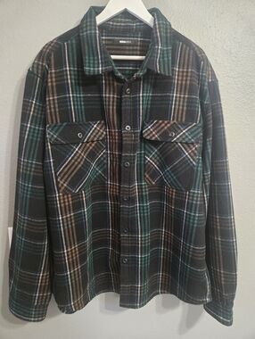 Irving Plaid Button Down Shirt Size XXL Nova Men